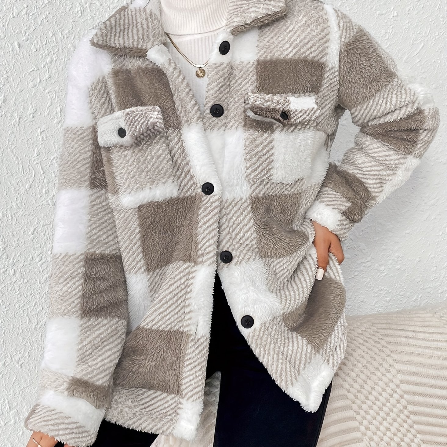 Plush Fleece Winter Jacket