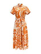 Floral Button-Front Collared Dress — Everyday Charm, Effortlessly Worn
