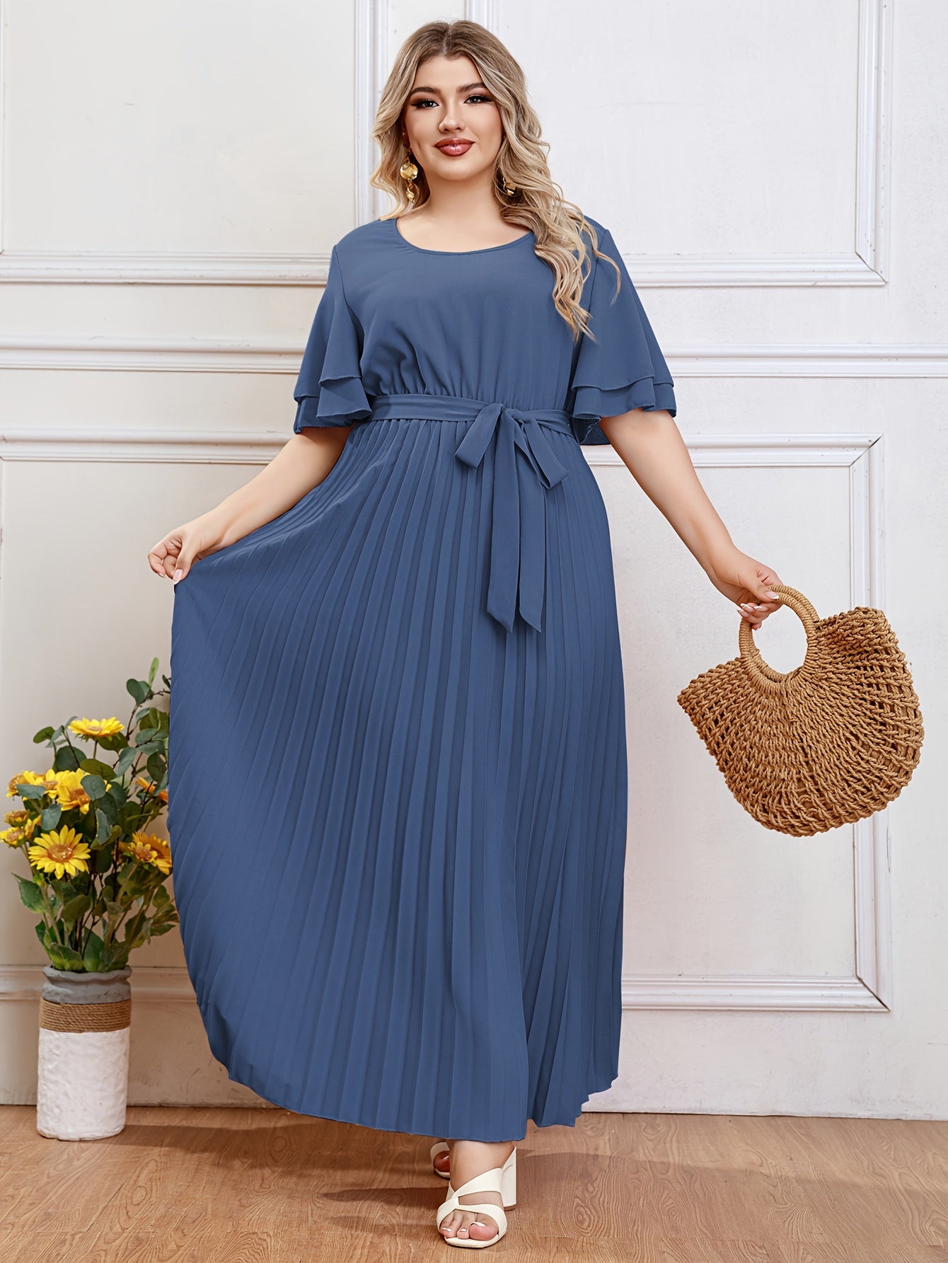 Plissé Temperament Dress — Pure Pleating for the Woman Who Needs Nothing Extra