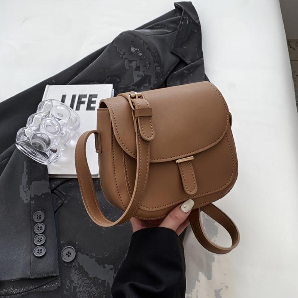 Amelia Signature Saddle Crossbody Bag