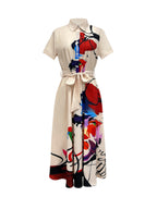 Floral Button-Front Collared Dress — Everyday Charm, Effortlessly Worn