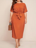 Nœud Bow-Waist Summer Dress — Daytime Vibrancy, Tied With Feminine Precision