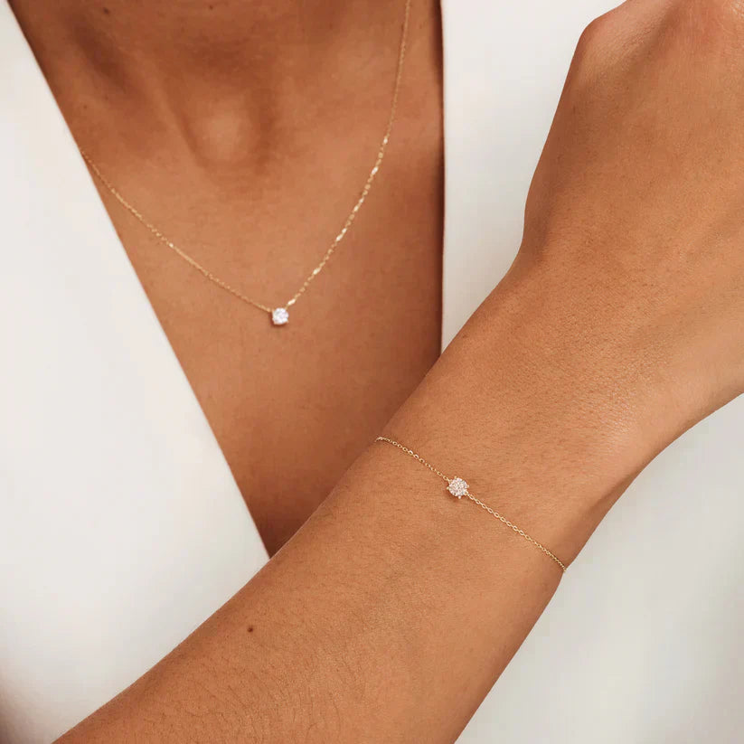 Cléa Moissanite Stone | Gold
