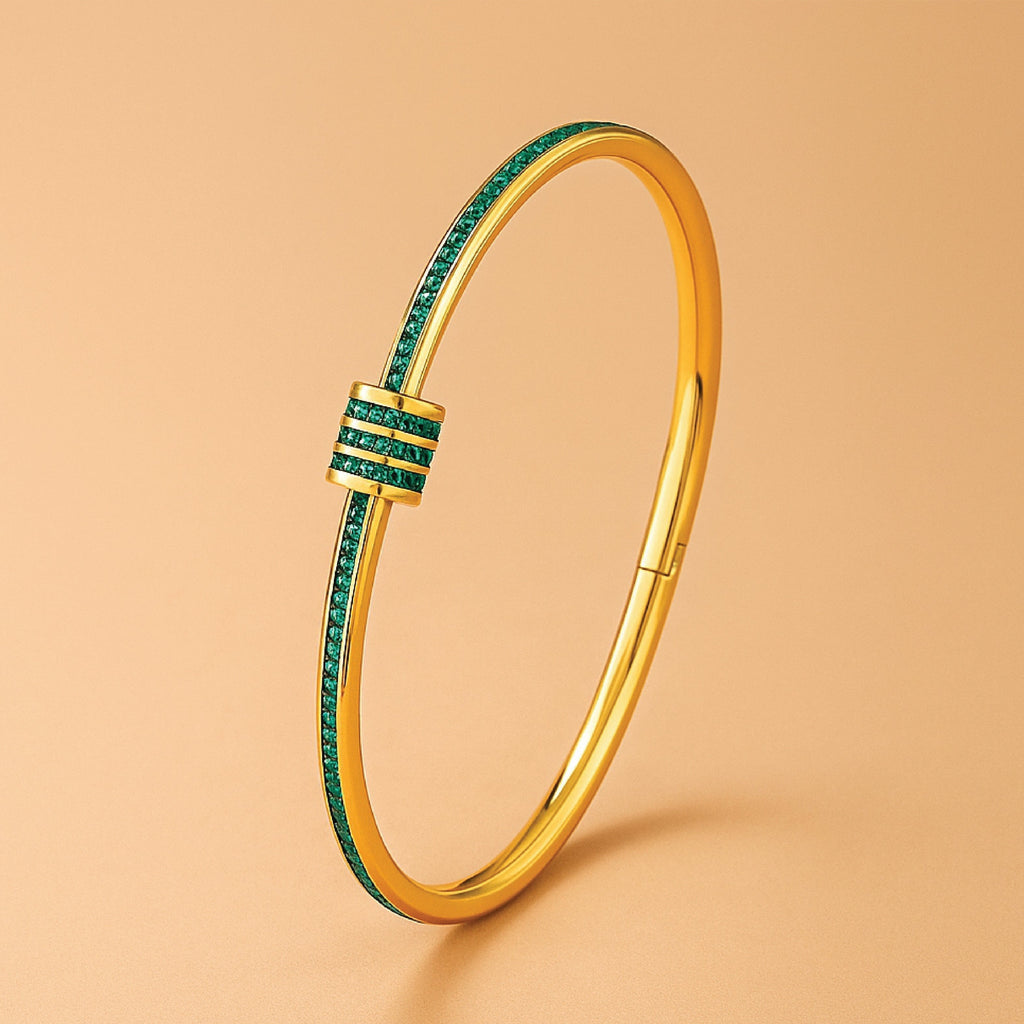 Tessandra Virelli – Green Bracelet in Gold