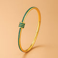 Tessandra Virelli – Green Bracelet in Gold