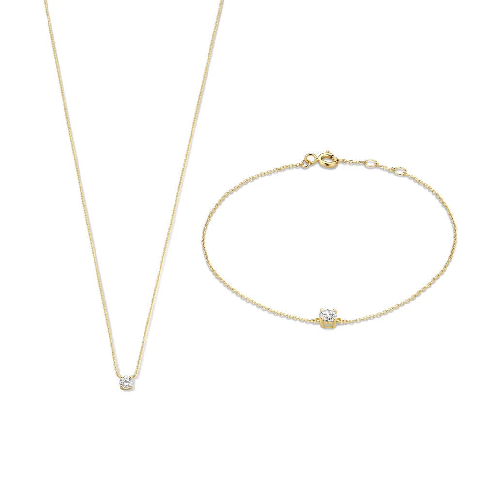 Cléa Moissanite Stone | Gold