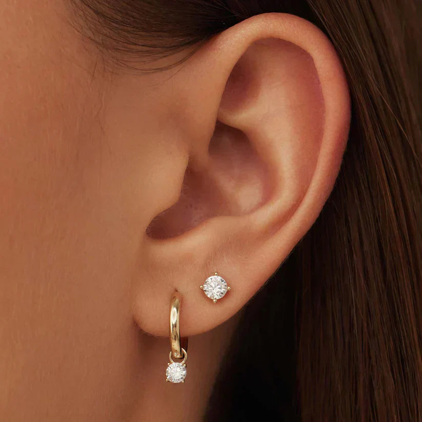 Larmes de Lune Stone Earring Set | Gold