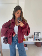 Orla-Oversized Contrast Jacket
