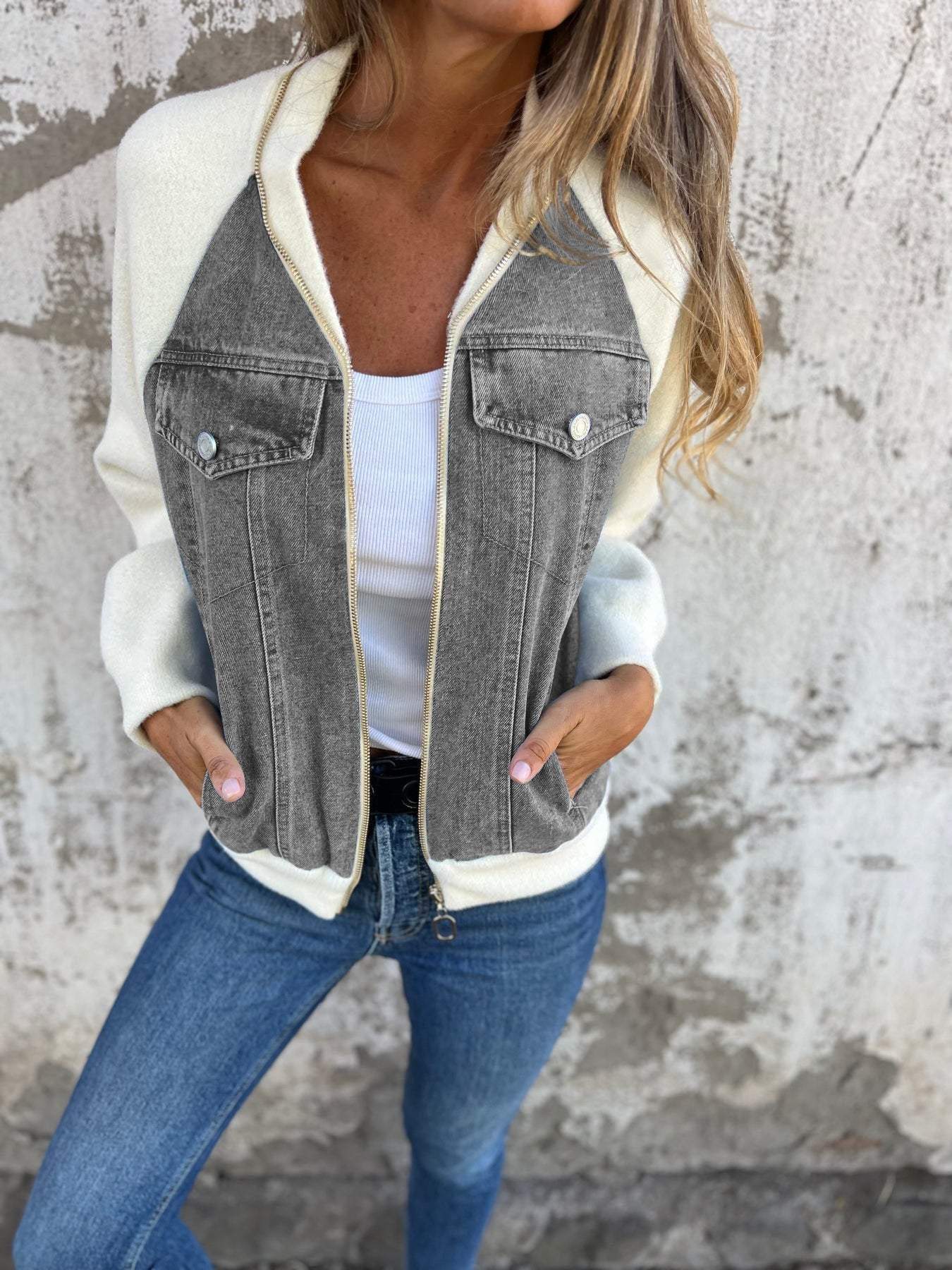 Zendaya - Stylish Denim Jacket