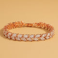 Nemorina Foliora Flower-Inspired Bracelet | Rose Gold